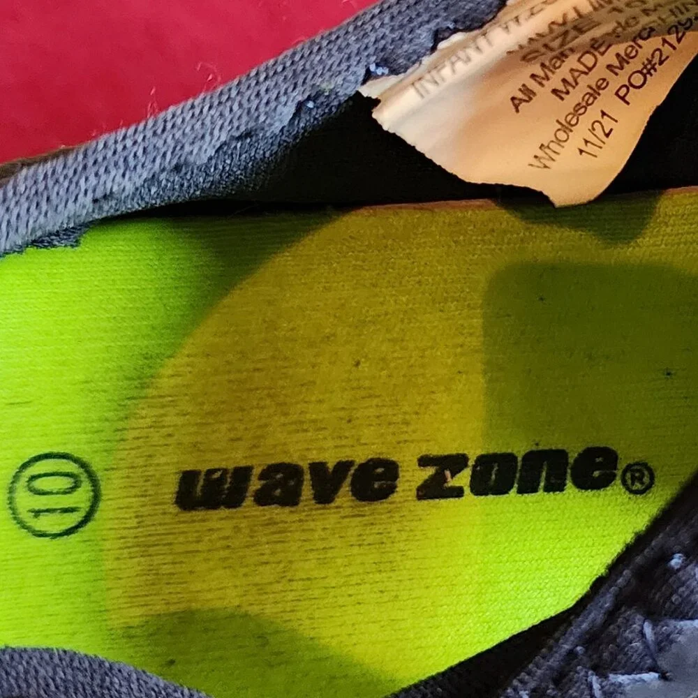 Wave Zone Baby Toddler Boys Sandals Water Shoes Size 10